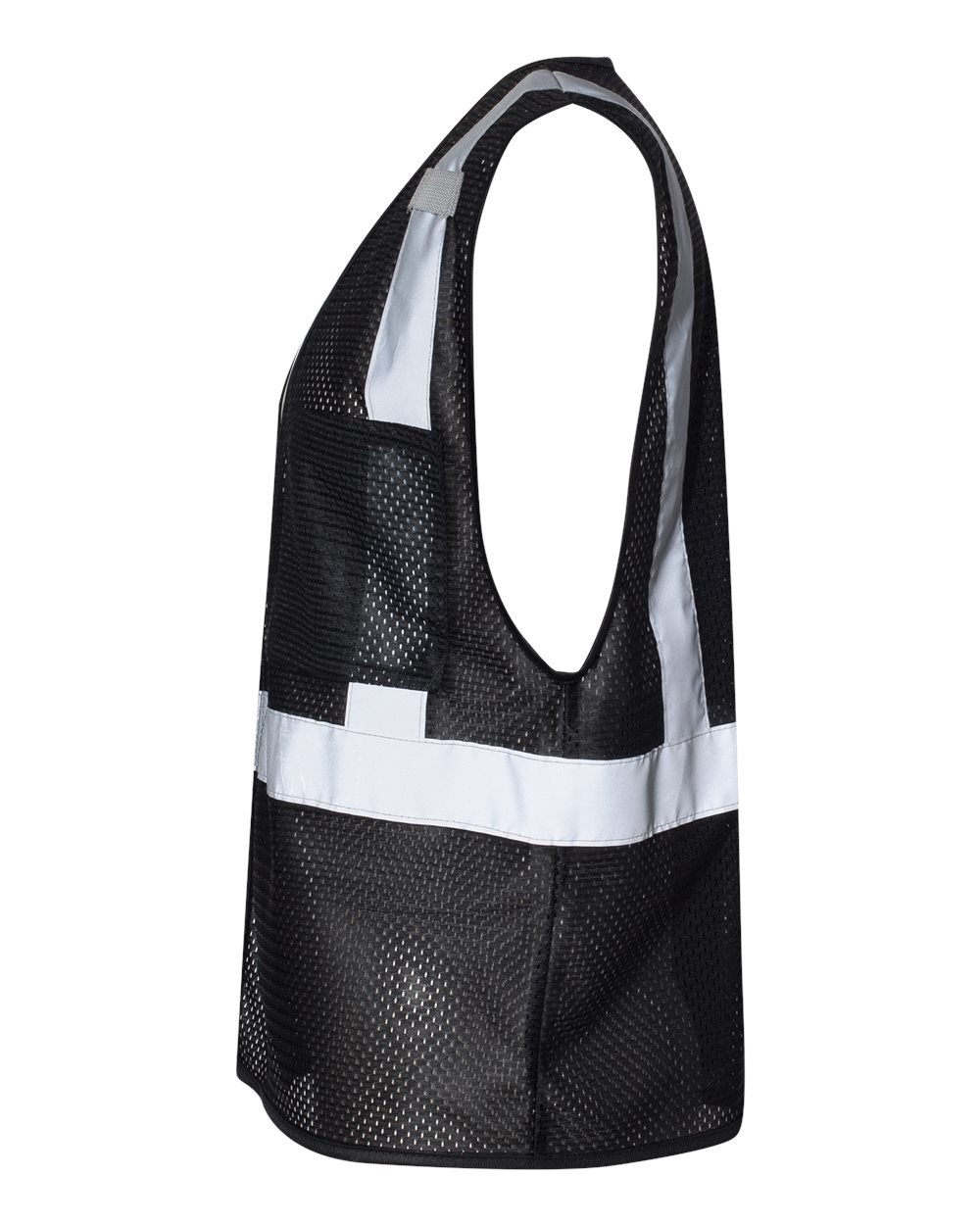 Left View of Black - B120 EV Series® Enhanced Visibility Non-ANSI Vest - B120-131