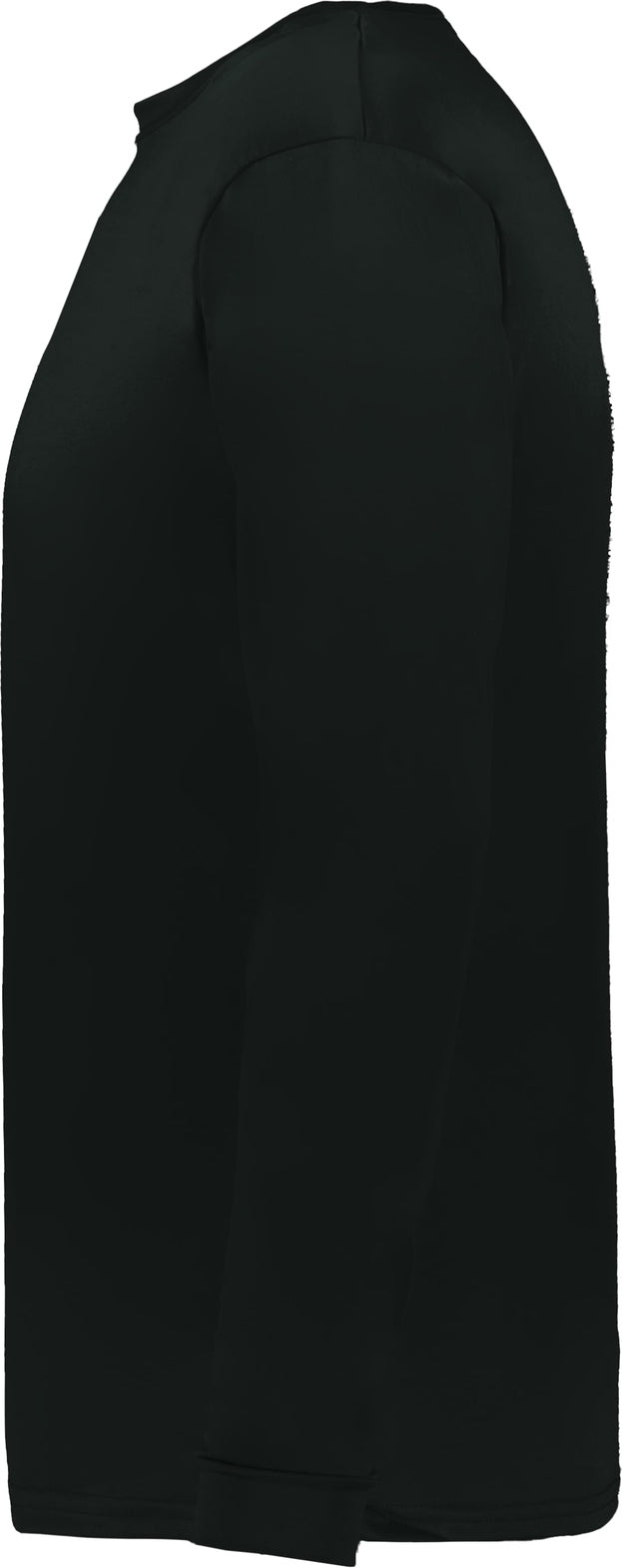 Left View of BLACK C2 L/S TEE