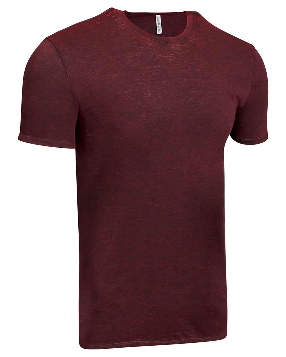 Rear View of Black Cherry Unisex Cross Dye T-Shirt - 115A