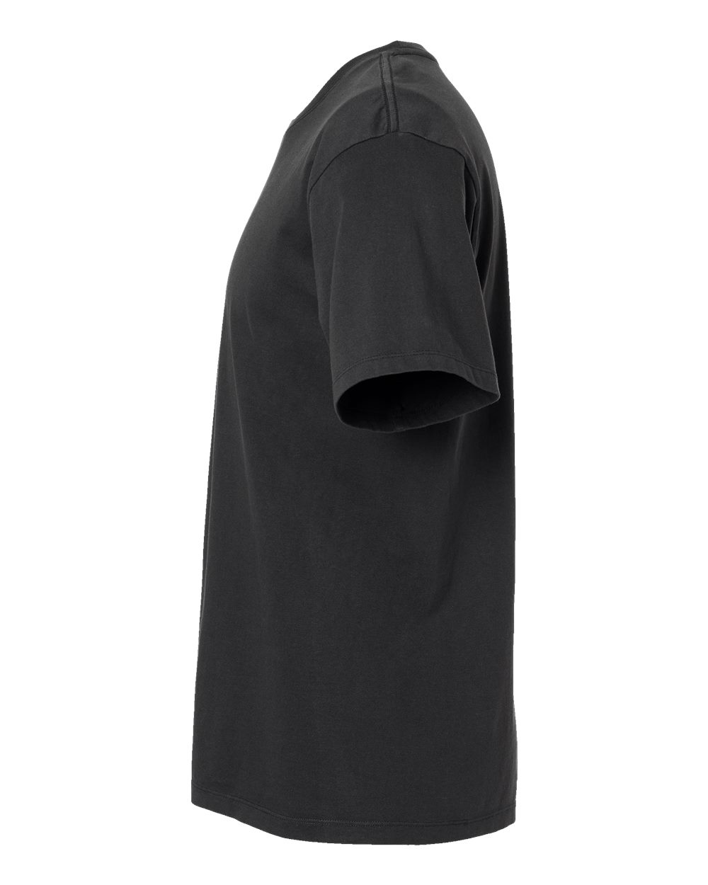 Left View of Black Classic T-Shirt - 200
