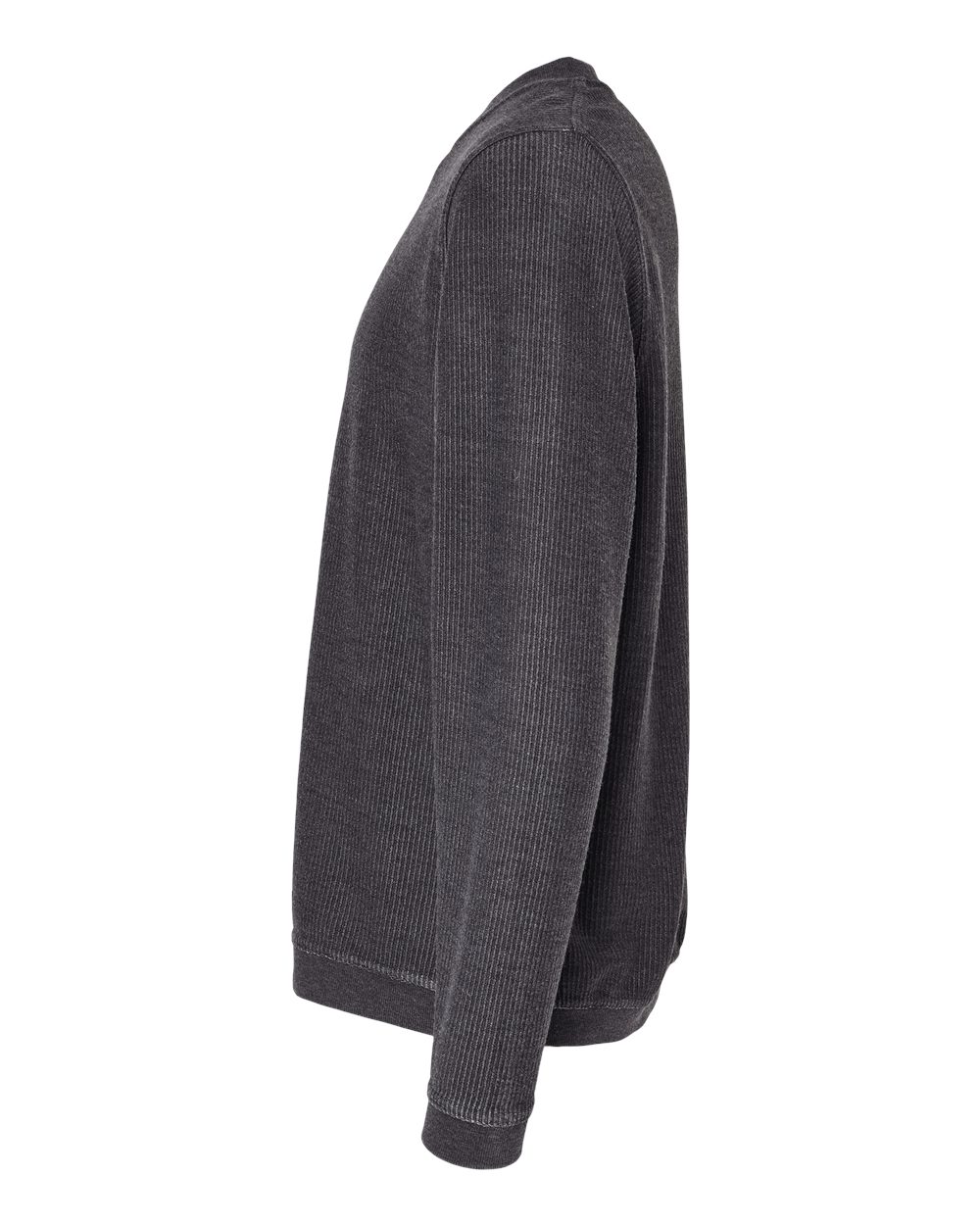 Left View of Black Corded Crew - D02