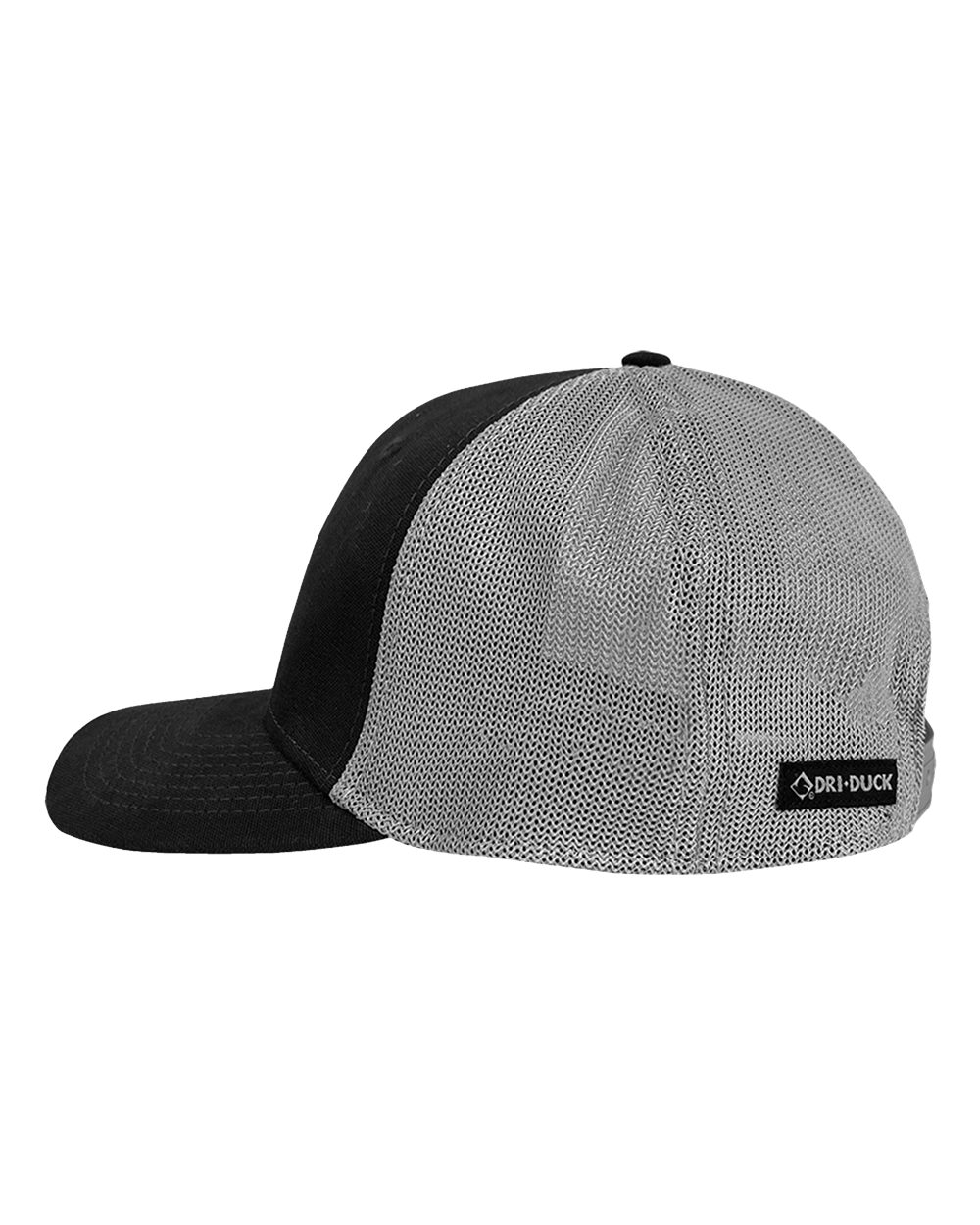 Left View of Black/ Fog Hudson Flex Cap - 3028