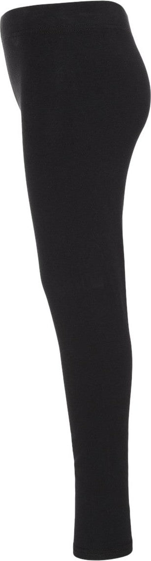 Left View of Black Girls&#39; Leggings - YS08