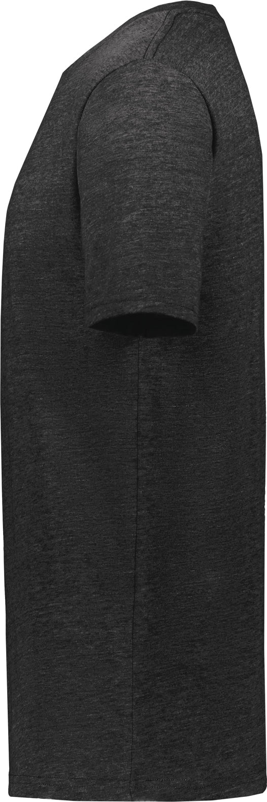 Left View of BLACK HEATHER ALL-DAY CORE BSC TRI-BLND TEE