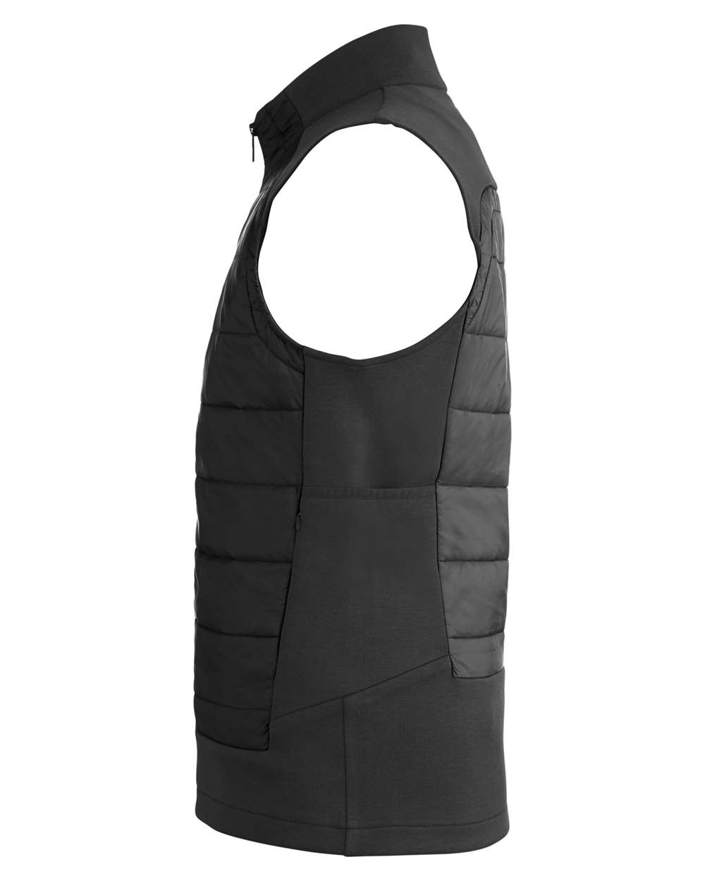 Rear View of Black Impact Vest - S17995