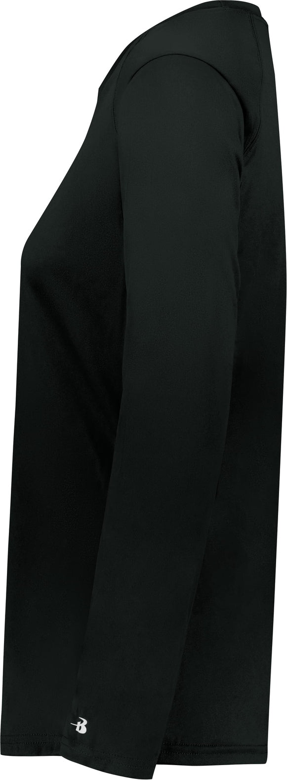 Left View of BLACK LADIES B-CORE L/S TEE