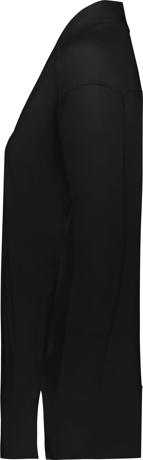 Left View of BLACK LADIES VENTURA CARDIGAN