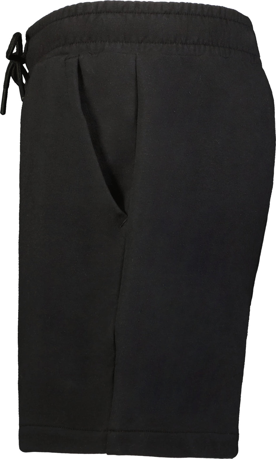 Left View of BLACK LDS HERITAGE PREP SHORTS