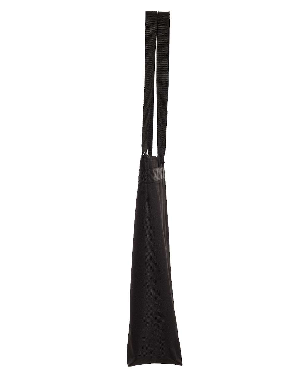 Left View of Black Melody Large Tote - 8802