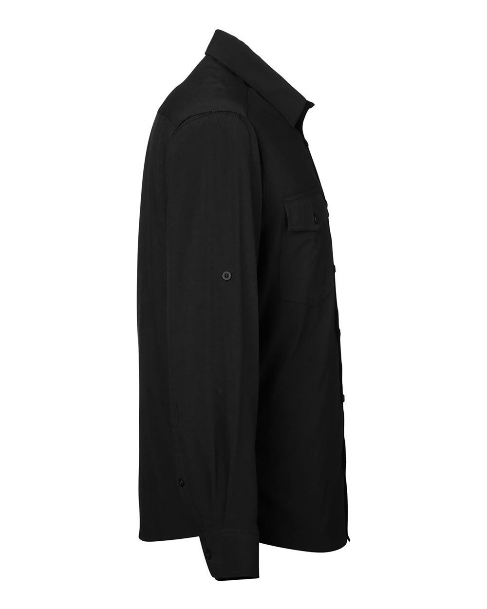 Left View of Black Men's Ultra UVP® Marina Shirt - CE510L