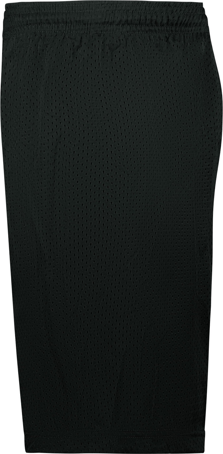 Left View of BLACK MESH/TRICOT SHORT