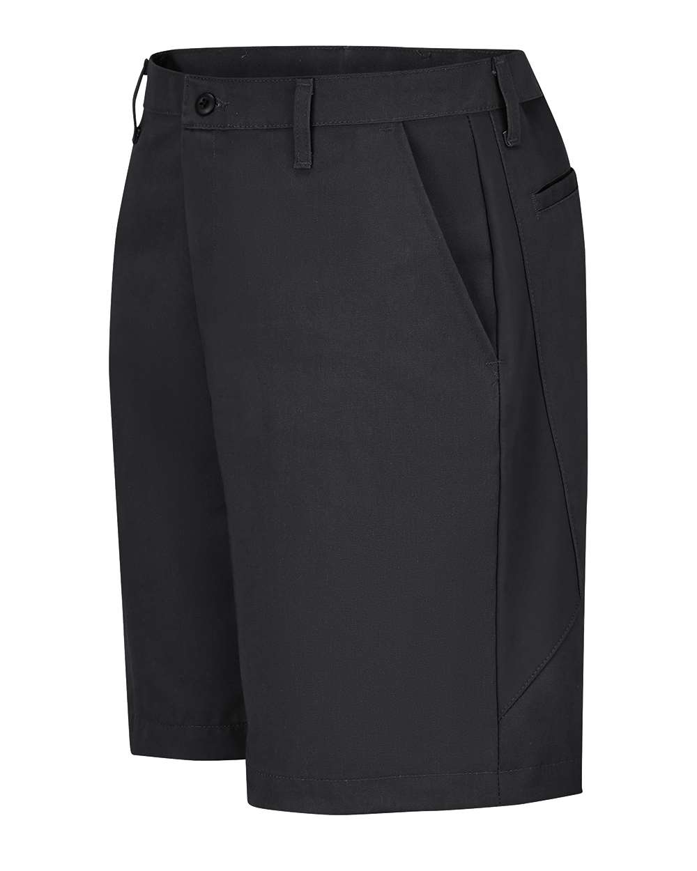 Left View of Black Mimix® Utility Shorts - PX50