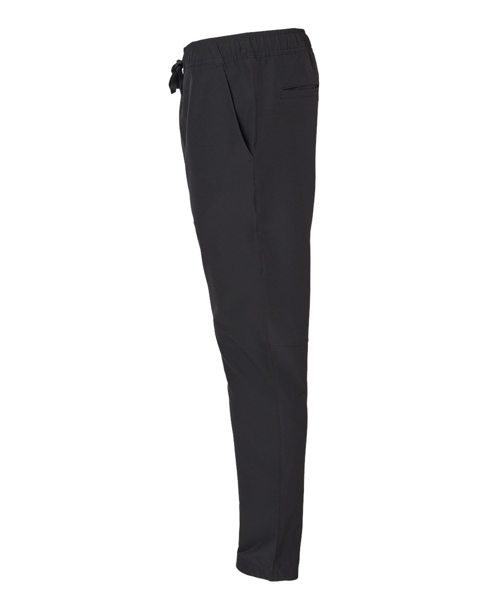 Left View of Black Perfect Jogger - 8888