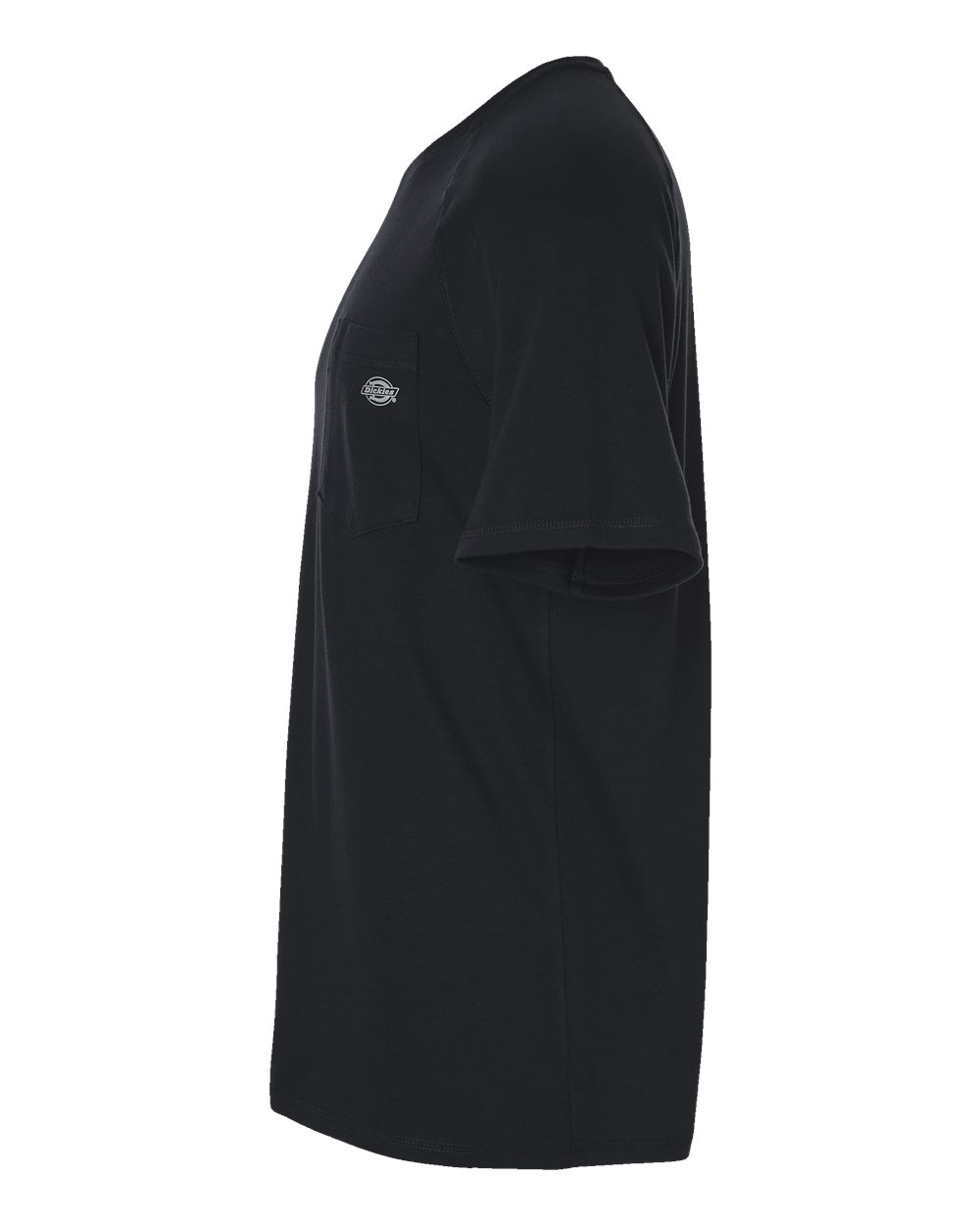 Left View of Black Performance Cooling T-Shirt - Tall Sizes - S600T