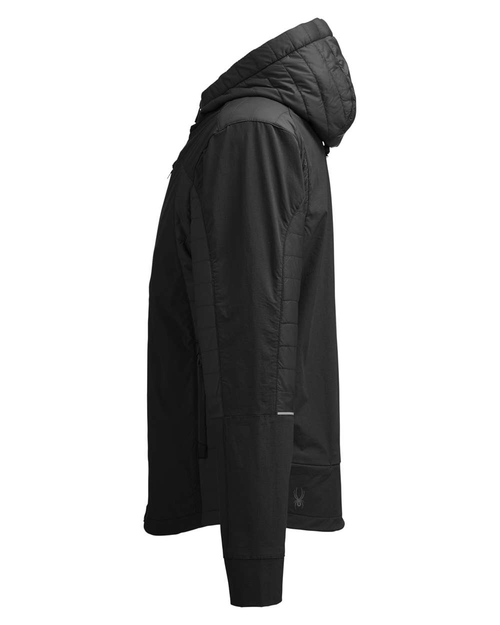 Rear View of Black Powerglyde Jacket - S17920