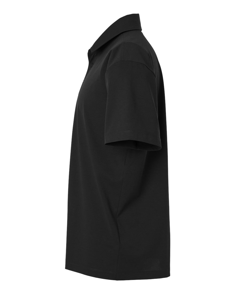 Left View of Black Pro-Flex Sorona® Polo - 41SP0