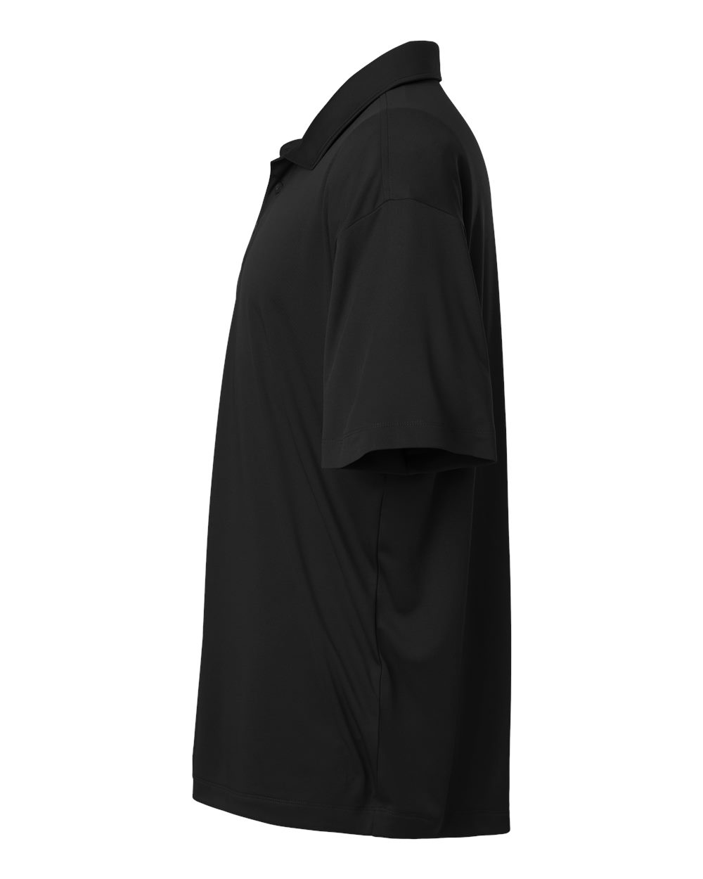 Left View of Black Pro-Lock Performance Polo - 41800