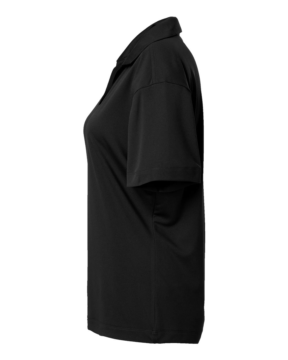 Left View of Black Pro-Lock Women&#39;s Performance Polo - 41800L