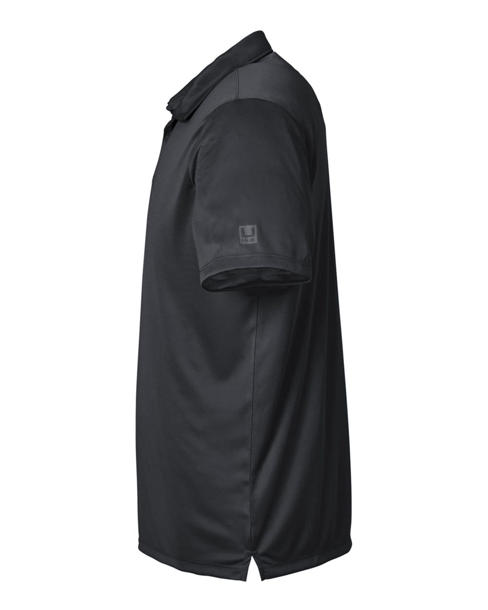 Rear View of Black Pursuit Performance Polo - H120558