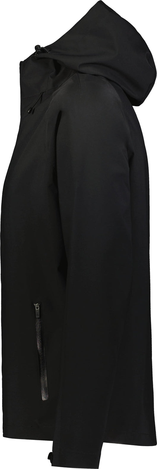 Left View of BLACK RAIN SECURE WATERPROOF JACKET