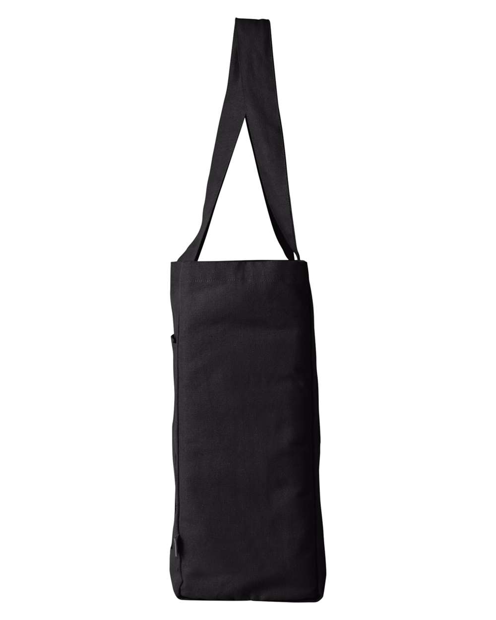 Left View of Black Reclaimist Everywhere Tote - EC8205