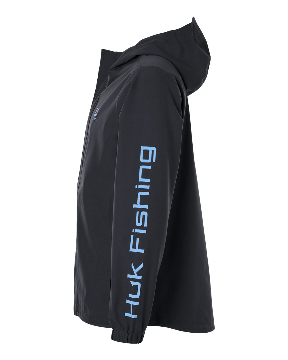 Rear View of Black Storm Rain Jacket - H400159