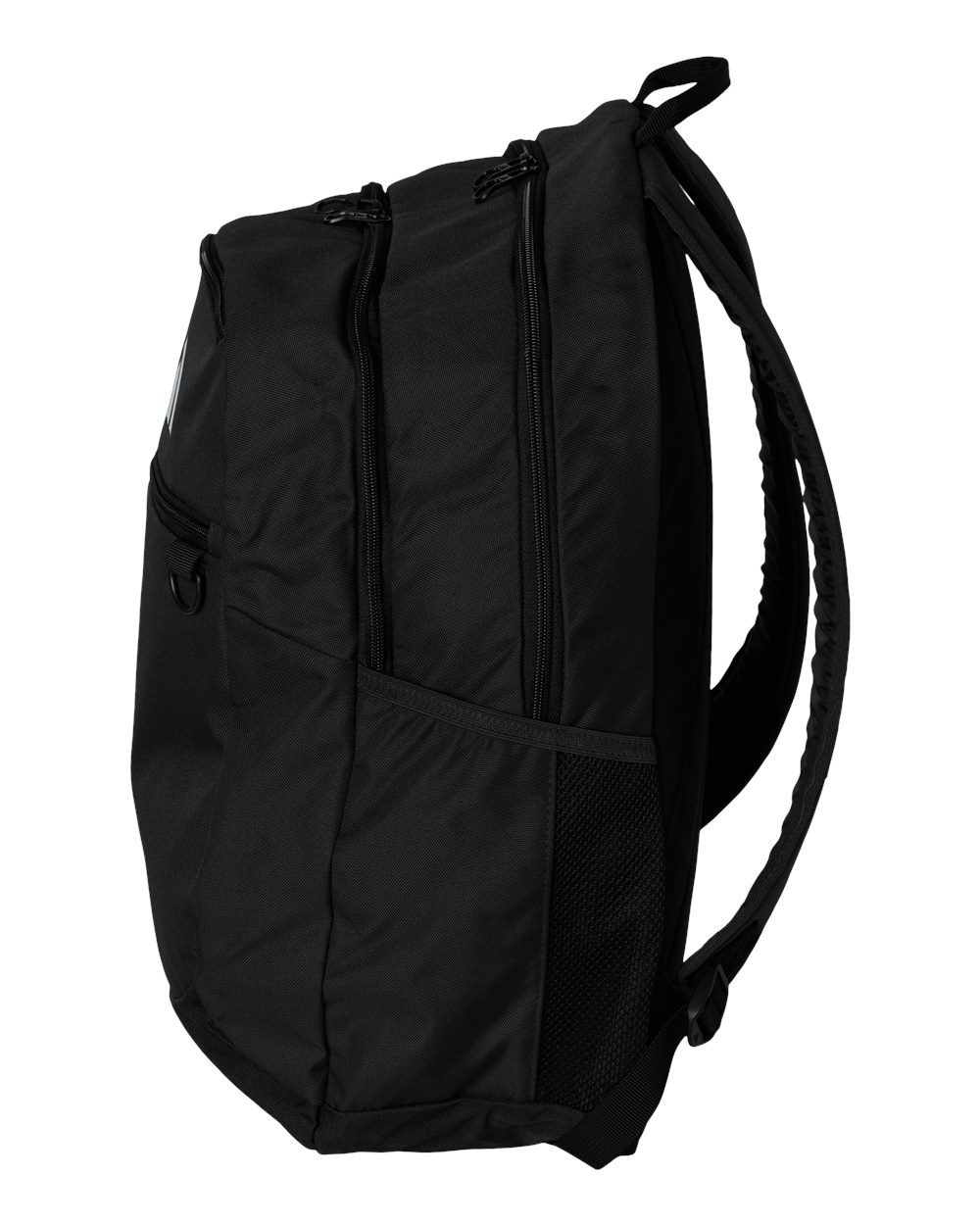 Left View of Black Striker 3 Backpack - AB606 plain
