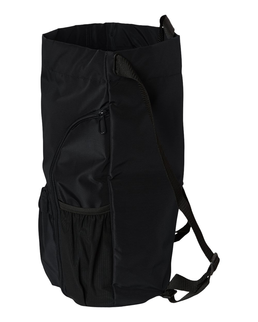 Left View of Black Tailgate Backpack - CHTB0