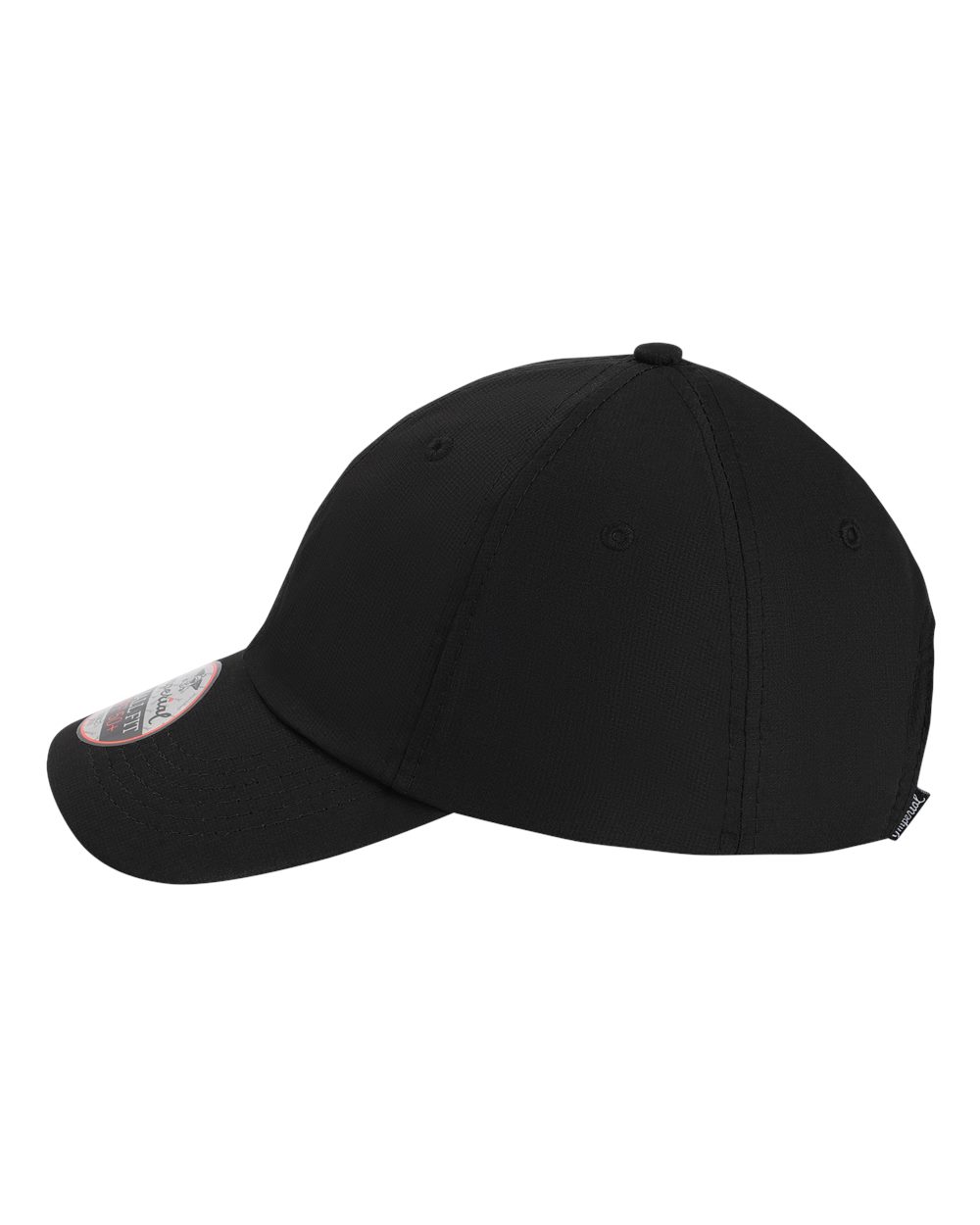 Left View of Black The Original Small Fit Women&#39;s Performance Cap - L210P