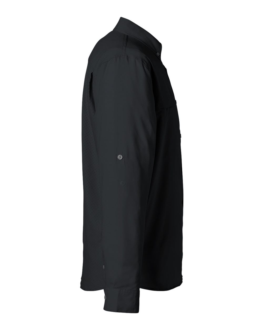 Rear View of Black Tide Point Long Sleeve Shirt - H150172