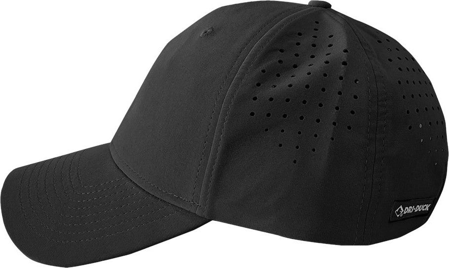 Left View of Black Titan Cap - 3206