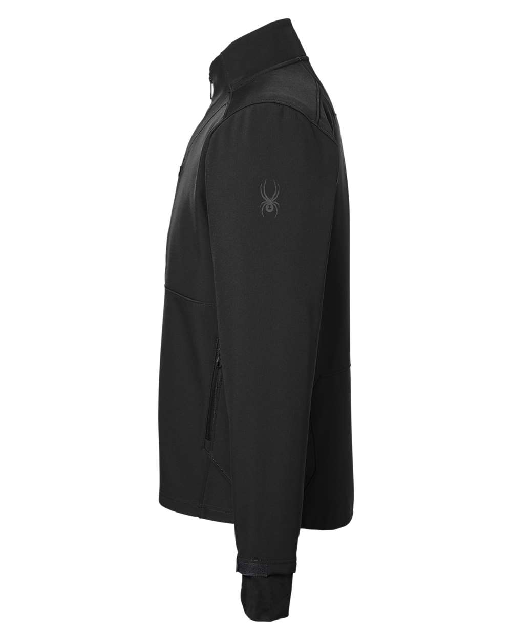 Rear View of Black Touring Jacket - S17742