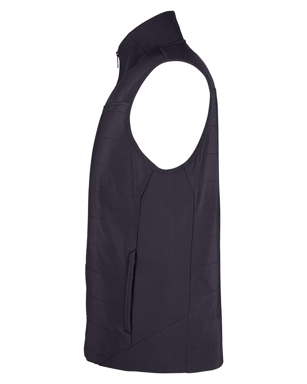 Rear View of Black Transit Vest - S17028