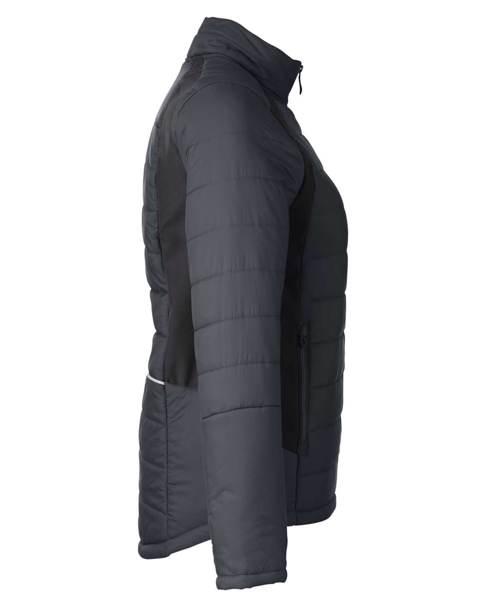 Rear View of Black Women's Challenger Jacket - S17932