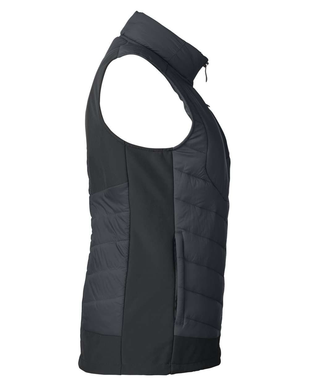 Rear View of Black Women's Challenger Vest - S17930