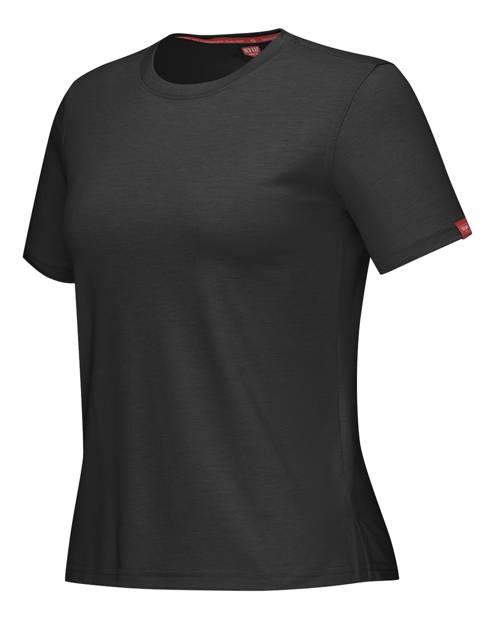 Left View of Black Women&#39;s Cooling T-Shirt - TKW1