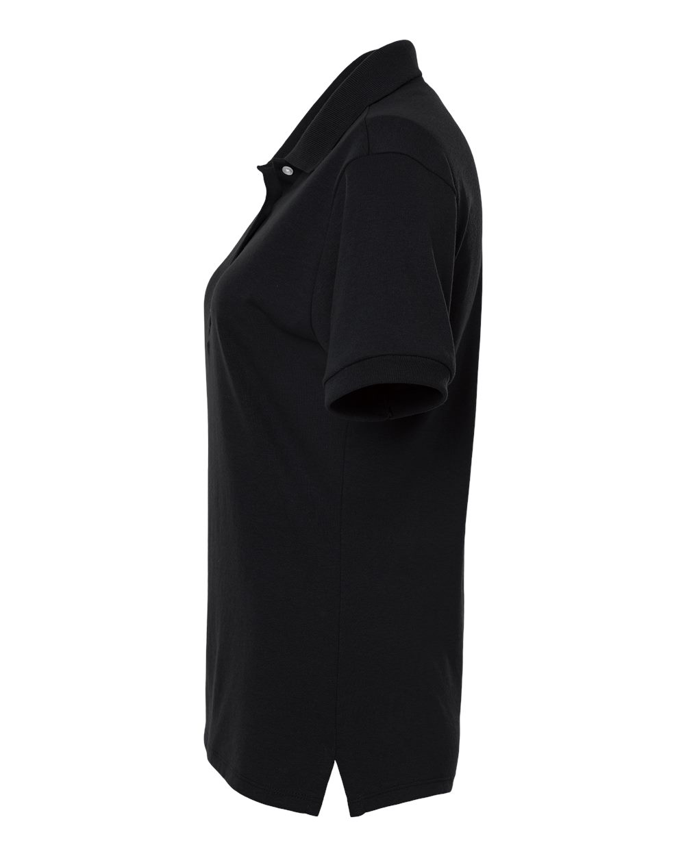 Left View of Black Women&#39;s Dri-Power® Polo - 437F