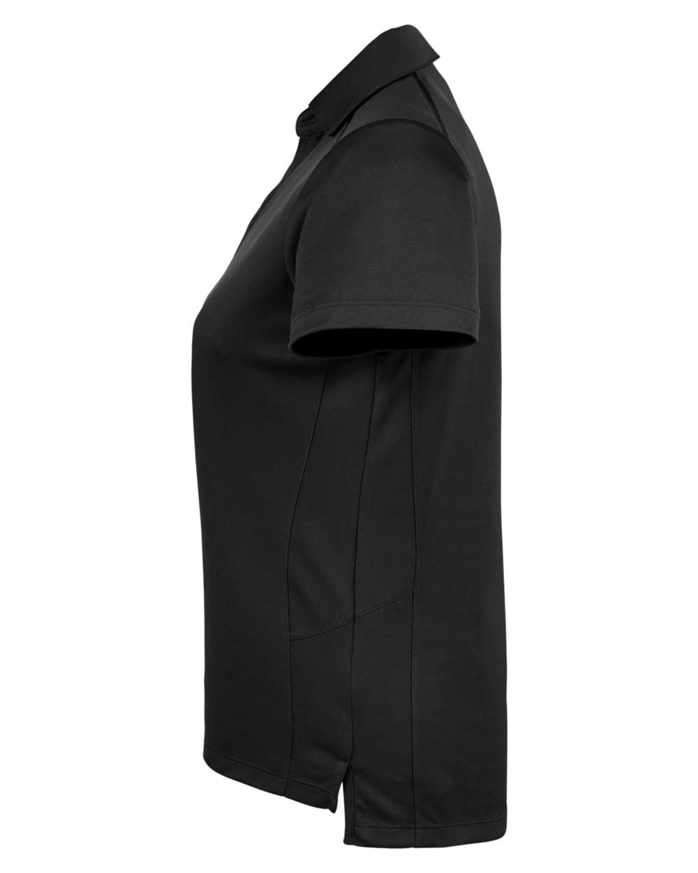 Rear View of Black Women's Freestyle Polo - S16519