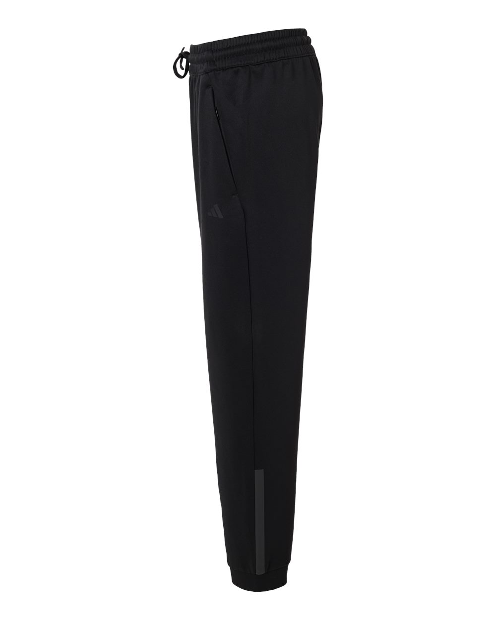 Left View of Black Women's Game & Go Fleece Sweatpants - AT219