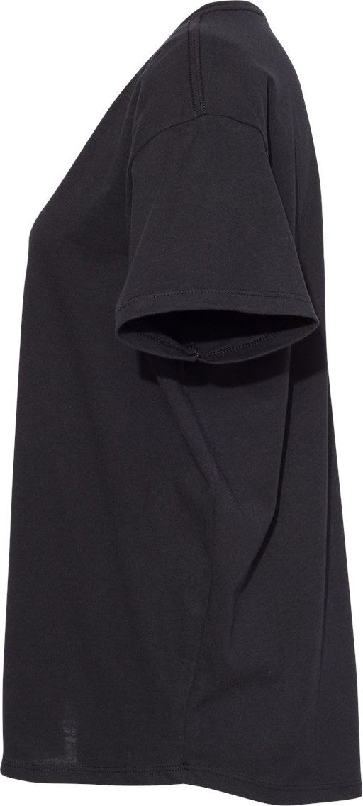 Left View of Black Women’s Ideal Flow T-Shirt - 1530