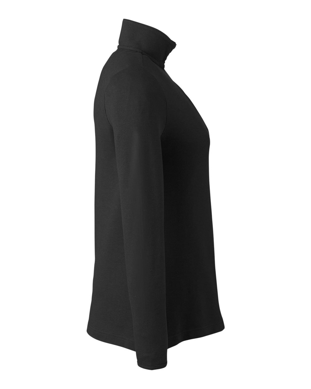 Left View of Black Women&#39;s New Classics® Performance Quarter-Zip Pullover - DG400W