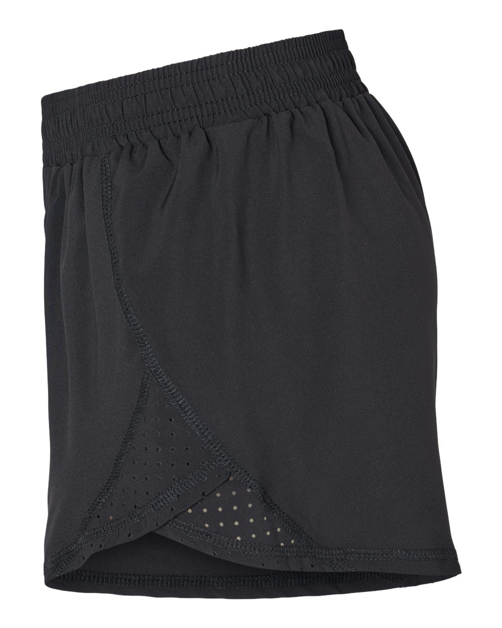 Left View of Black Women&#39;s Olympia Shorts - BW6101