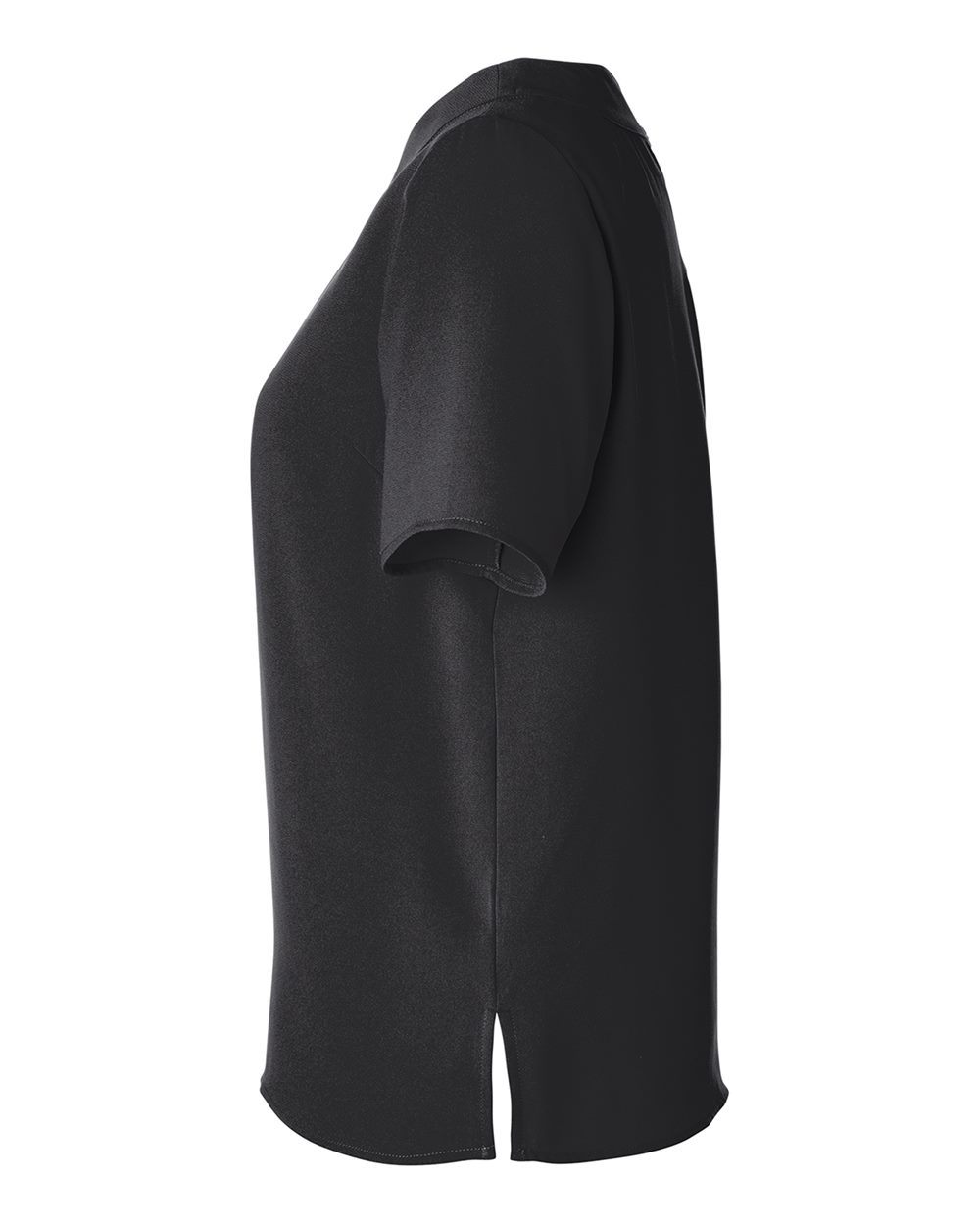 Left View of Black Women&#39;s Perfect Fit™ Boat Neck Blouse - DP613W