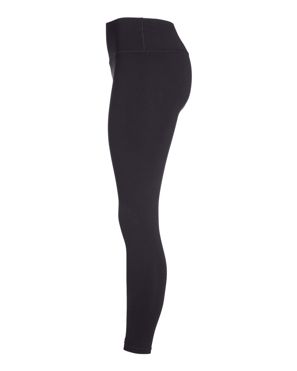Rear View of Black Women's Pure Legging - PDPZ013