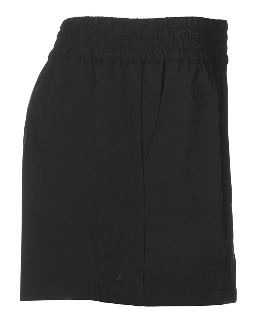 Rear View of Black Women's Sydney Short - PDP7056
