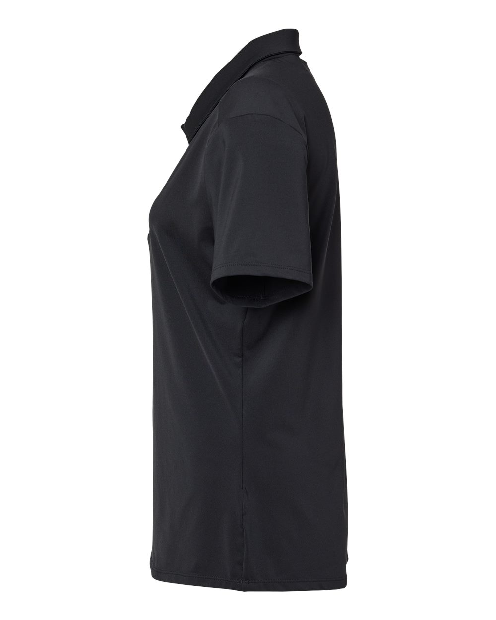 Left View of Black Women&#39;s Ultimate Solid Polo - A515