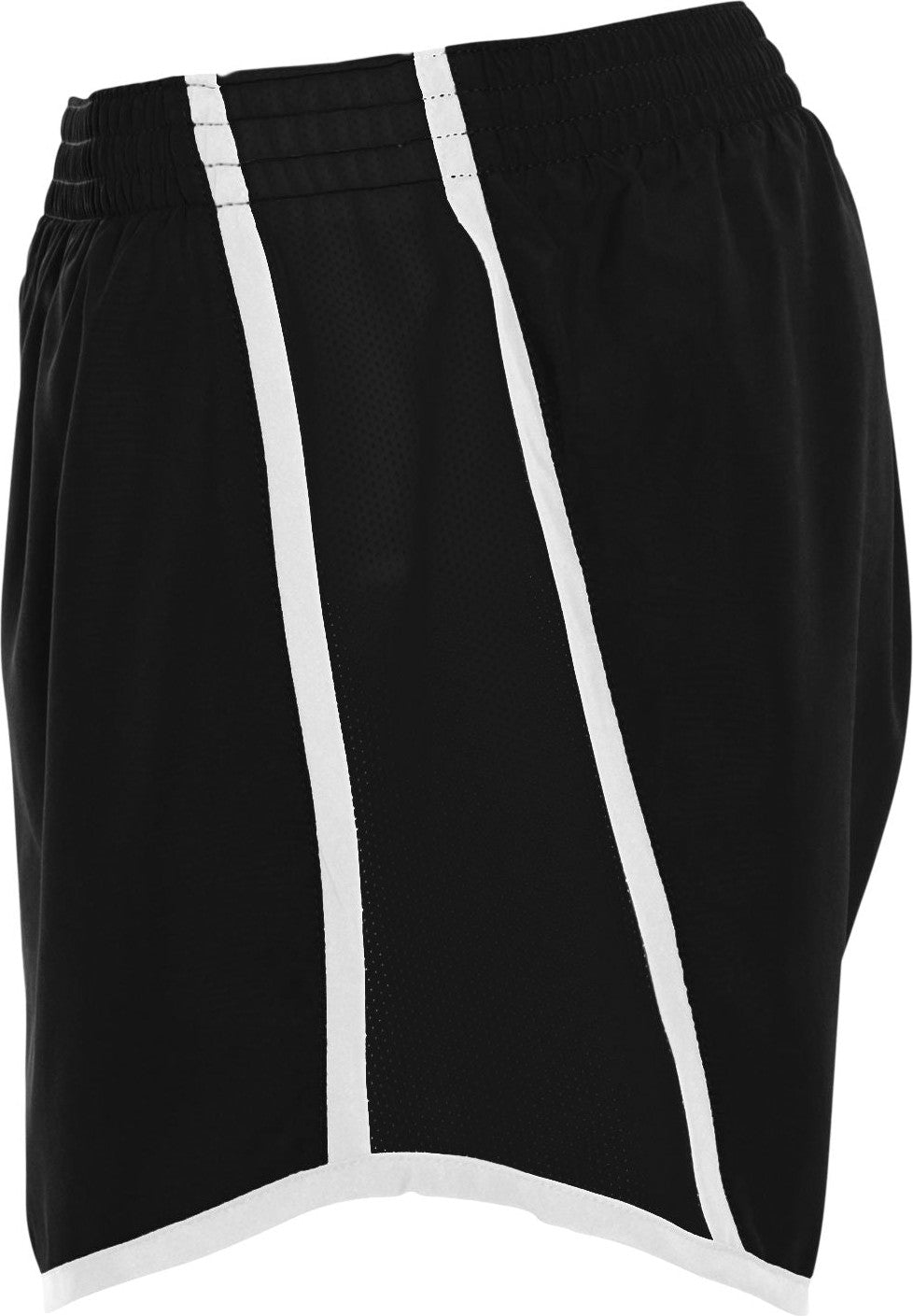 Left View of BLACK/BLACK/WHITE GIRLS PULSE TEAM SHORT