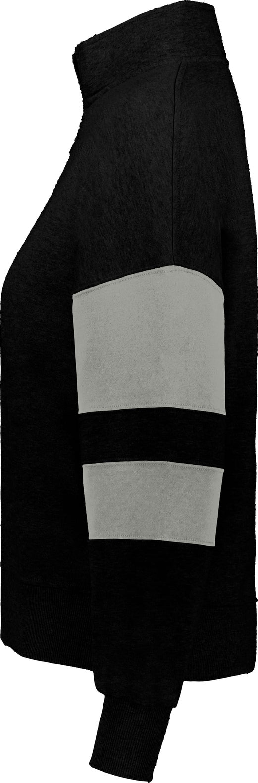 Left View of BLACK/CHARCOAL HEATHER JACKSON WAY LDS PULLOVER