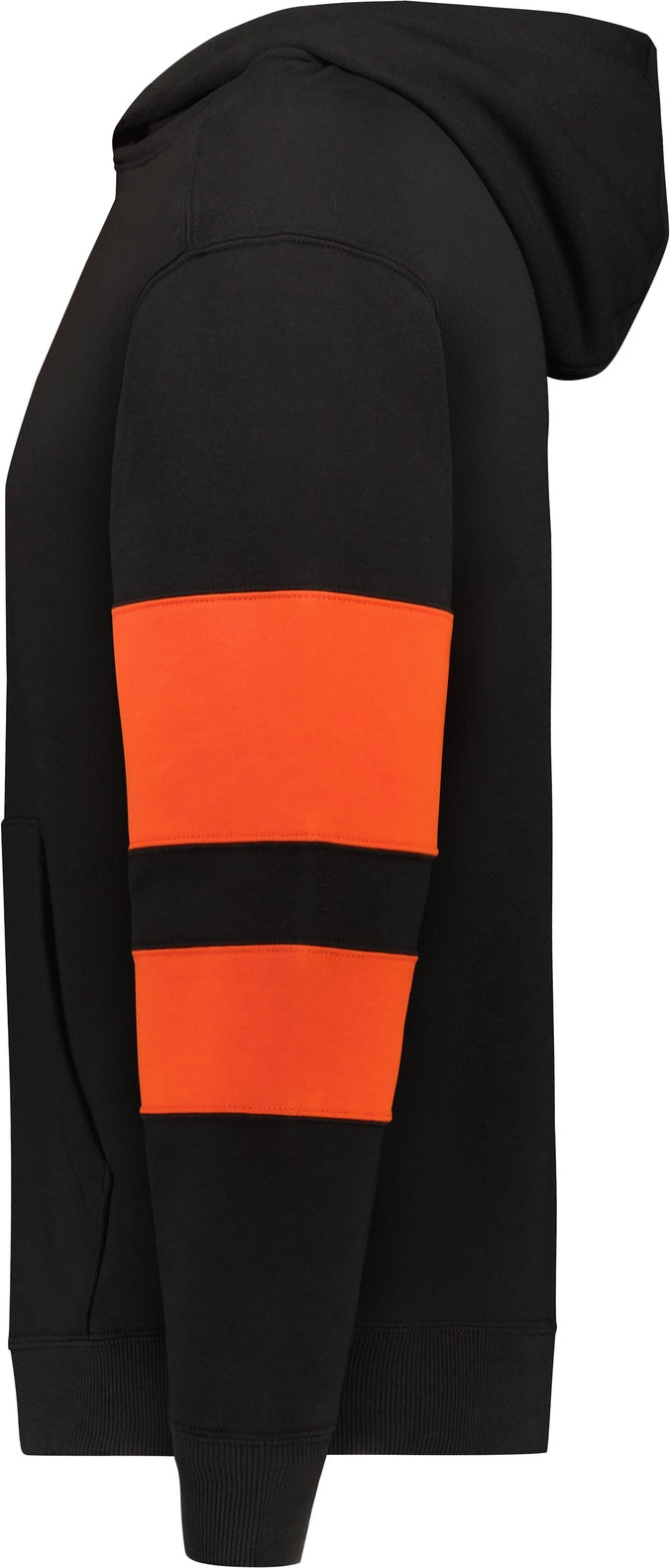 Left View of BLACK/ORANGE YTH JACKSON WAY HOODIE