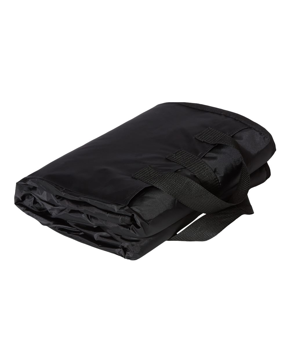 Left View of Blackwatch Polyester/Nylon Patterned Picnic Blanket - 8702 plain